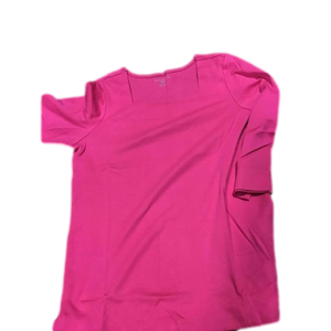 Appleseeds shirt womem 3/4sleeves pink size small